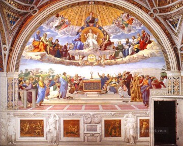 Stanza Della Segnatura detalle9 maestro renacentista Rafael Pinturas al óleo